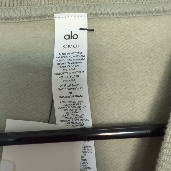 ALO Accolade Crewneck Pullover Green - Picture 3 of 4